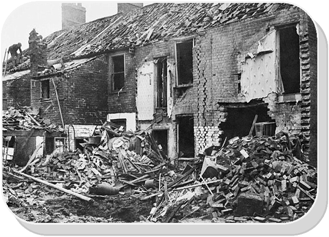 Bomb Damage 1916 London